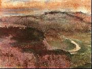 Edgar Degas Landscape with Hills Sweden oil painting artist